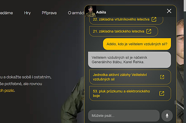 Virtuální nábor armády po týdnu provozu láká na hodnost vraníka. Chyby uživatele baví