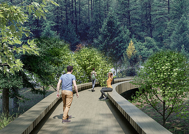 Takto má podle vizualizací vypadat po revitalizaci haví�ovský park Stromovka.