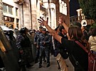 Jerevan. Protesty proti vlád Nikoly Painjana spustila ázerbájdánská vojenská...
