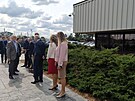 Prezident Petr Pavel pijídí do továrny Colt CZ Group ve West Hartfordu v...