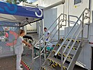 V t�ineck� nemocnici na parkovi�ti vyu��vaj� mobiln� CT. (z��� 2023)
