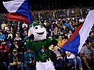 Atmosféra na mistrovství Evropy v baseballu v Ostrav pi utkání eska proti...