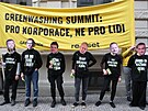 Green Deal Summit v Praze doprovází i protesty. (26. 9. 2023)