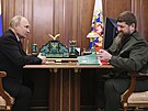 Ruský prezident Vladimir Putin se ve tvrtek setkal s eenským vdcem Ramzanem...