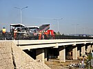 V Liberci fini�uje stavba most� na pr�tahu. (27. z��� 2023)