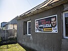 ivot v romské osad Podskalka v Humenném na východ Slovenska (28. záí 2023)