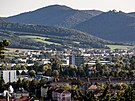 Pohled na msto Humenné na východ Slovenska (28. záí 2023)