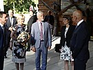 Prezident Petr Pavel a jeho manelka zavítali do Domu pírody v Moravském...