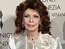 Sophia Lorenová na módní pehlídce Armani (záí 2023)