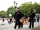 N�mecká policie zasáhla proti aktivist�m, kte�í cht�li naru�it maraton v...