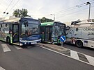Hromadnou nehodu trolejbus� v Pardubic�ch nepamatuj�. (23. z��� 2022)