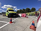 Na �idi�e z�chrann�ch slu�eb �ekala na jejich mistrovstv� mimo jin� j�zda se...