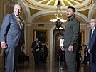 Ukrajinský prezident Volodymyr Zelenskyj na náv�t�v� Kongresu (21. zá�í 2023)