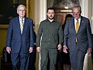 Ukrajinský prezident Volodymyr Zelenskyj na náv�t�v� Kongresu (21. zá�í 2023)