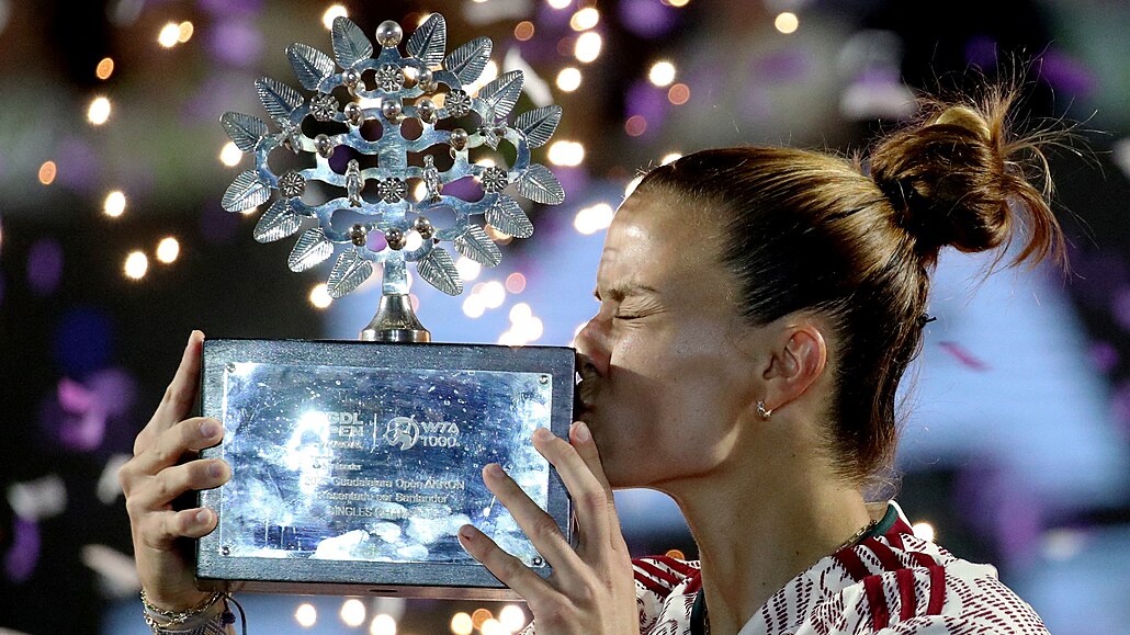 Vítzka turnaje v Guadalajae Maria Sakkariová.