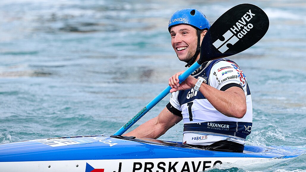 Jiří Prskavec měl po skončení světového šampionátu v Londýne důvod y k úsměvu.