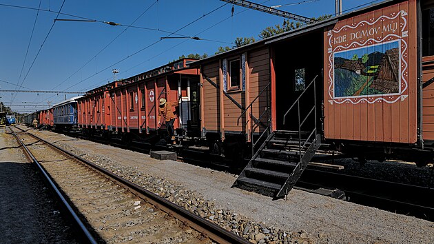 Hlavn ndra v Prostjov je tyiadvactou zastvkou legionskho vlaku pi jeho letonm putovn po mstech esk republiky.