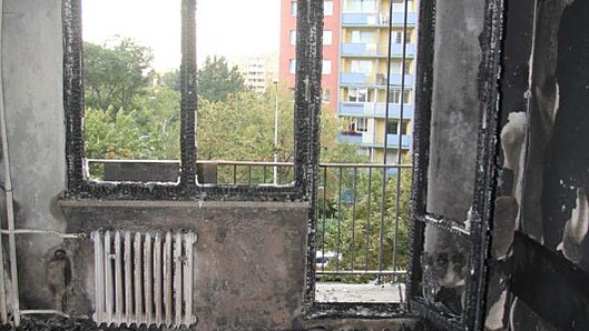 Při vojenském cvičení došlo k požáru v bývalém hotelu Strojař v Přerově.
