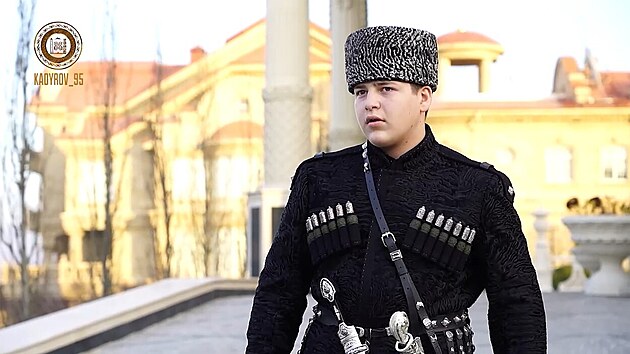 Syn eenskho prezidenta Ramzana Kadyrova Adam (24. listopadu 2022)