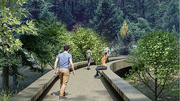 Takto m� podle vizualizac� vypadat po revitalizaci hav��ovsk� park Stromovka.