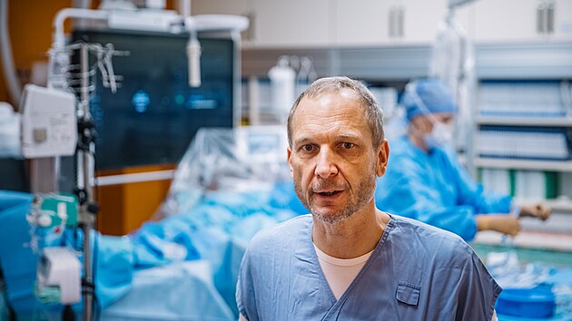 Martin Mates, vedouc lka Oddlen invazivn kardiologie, Kardiologick oddlen, Nemocnice Na Homolce (25. z 2023)