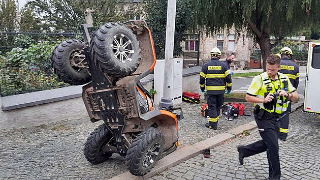 Nehoda �ty�kolky v Kol�n� (22. z��� 2023)