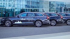 Uber na praském letiti