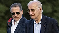 Hunter Biden (vlevo) a Joe Biden na snímku z léta 2023