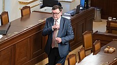 Ministr financí Zbyněk Stanjura (ODS) na schůzi Poslanecké sněmovny při...