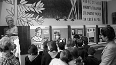 Exkurze v muzeu Zoji Kosmodmjanské v Moskv (25. kvtna 1984)