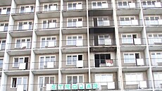 P�i vojenském cvi�ení do�lo k po�áru v bývalém hotelu Stroja� v P�erov�.