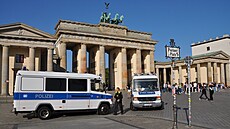 itní Braniborské brány, jedné z dominant Berlína, kterou ped necelými dvma...