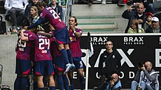 Hrá�i Lipska se radují z výhry nad Borussií Mönchengladbach
