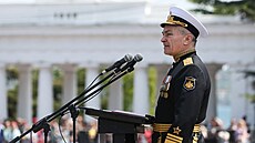Velitel ruské ernomoské flotily, admirál Viktor Sokolov (13. kvtna 2023)