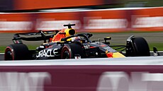 Max Verstappen b�hem kvalifikace Velké ceny Japonska.
