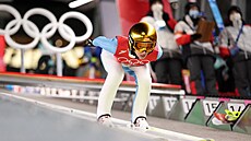 Rakušanka Daniela Iraschková-Stolzová během olympijských her v Pekingu.