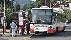 P�i cest� MHD z centra Ústí nad Labem do �tvrti Moj�í� se od konce �ervence...