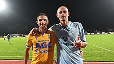 FK Viagem Ústí nad Labem - FK Teplice B,  hrái Teplic (Dominik Procházka) se...