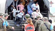 Evakuace civilistů z oblasti Náhorního Karabachu (20. září 2023)