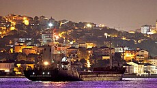 Nákladní loď Resilient Africa s ukrajinským obilím vplula do tureckého Bosporu....