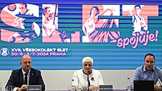 Pedseda Národní sportovní agentury Ondej ebek, starostka eské obce sokolské...