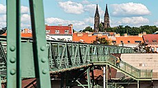 Lávka pro p�í na nádra�í Praha-Smíchov (16. zá�í 2023)