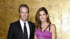 Rande Gerber a Cindy Crawfordová (New York, 28. zá�í 2023)
