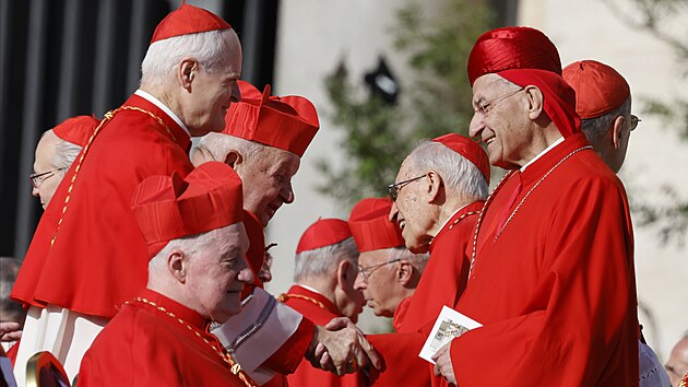 Pape Frantiek v sobotu ve Vatiknu slavnostn jmenoval 21 novch kardinl. (30. z 2023)