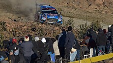 Ott Tänak na trati Chilské rallye
