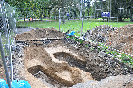 Przkum archeolog v parku by ml trvat do listopadu.