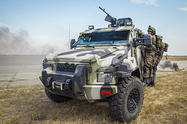 Ukrajinci vyvinuli řadu obrněných vozidel 4×4. Jejich výzbroj je rozmanitá