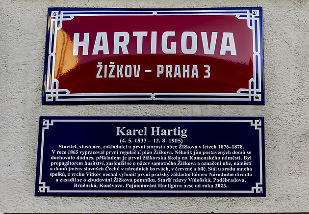 Z Koněvovy ulice je Hartigova. Praha 3 mění cedule, dvě původní někdo ukradl