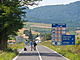 Maďarsko-slovenská hranice u maďarské obce Cered (10. srpna 2010)
