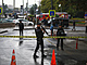 Bezpečnostní složky v ulicích Ankary (1. října 2023)